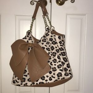 Betsy Johnson animal print purse!